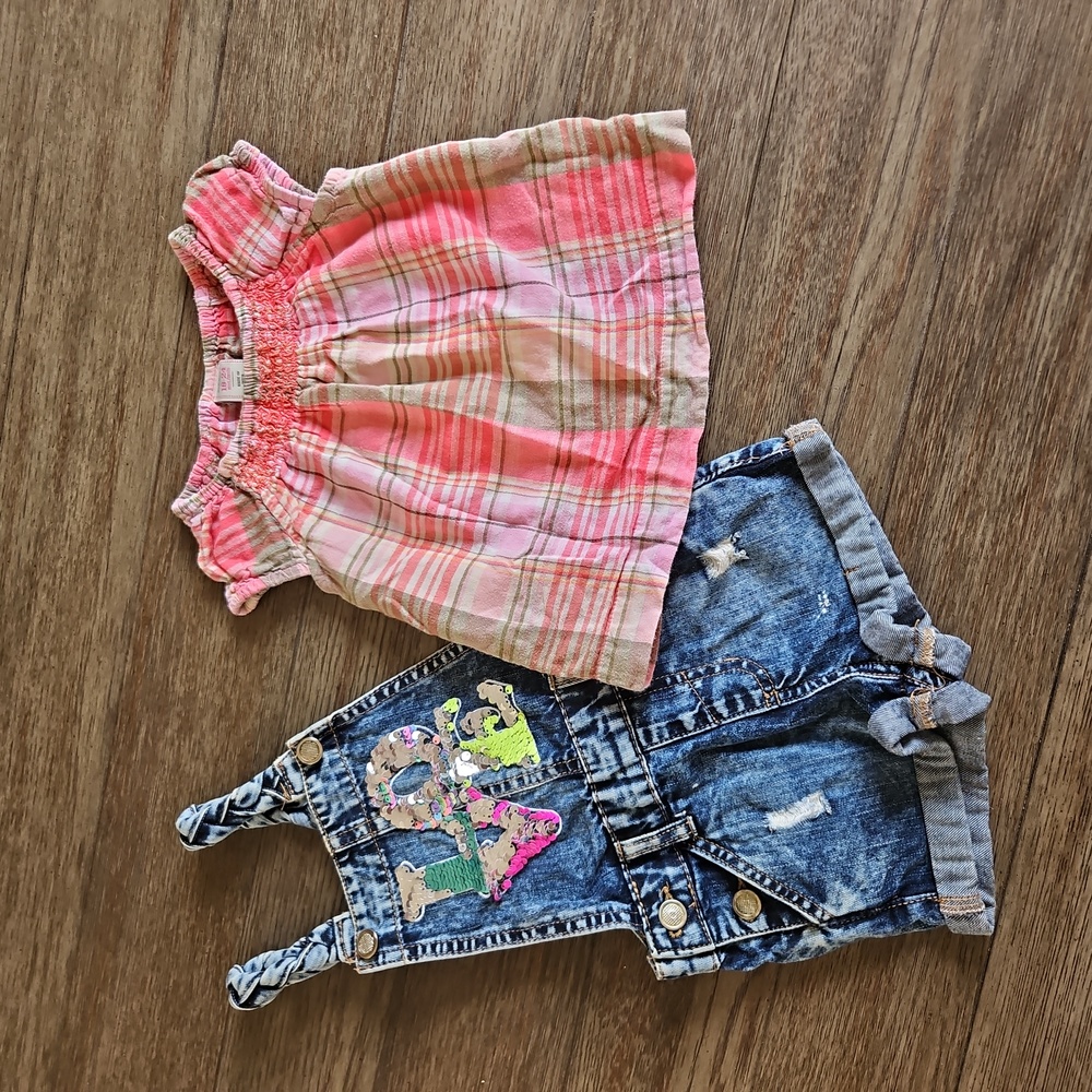 2 Piece Bundle Toddler/Baby Girl's Clothing 18-24 mos